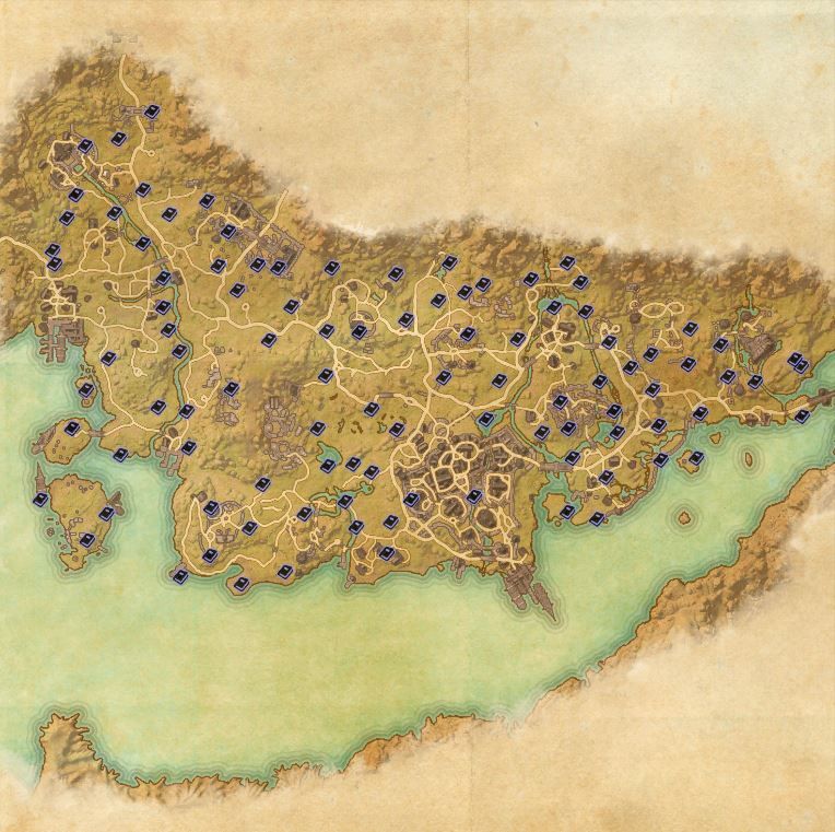 Glenumbra Map - The Elder Scrolls Online (ESO)